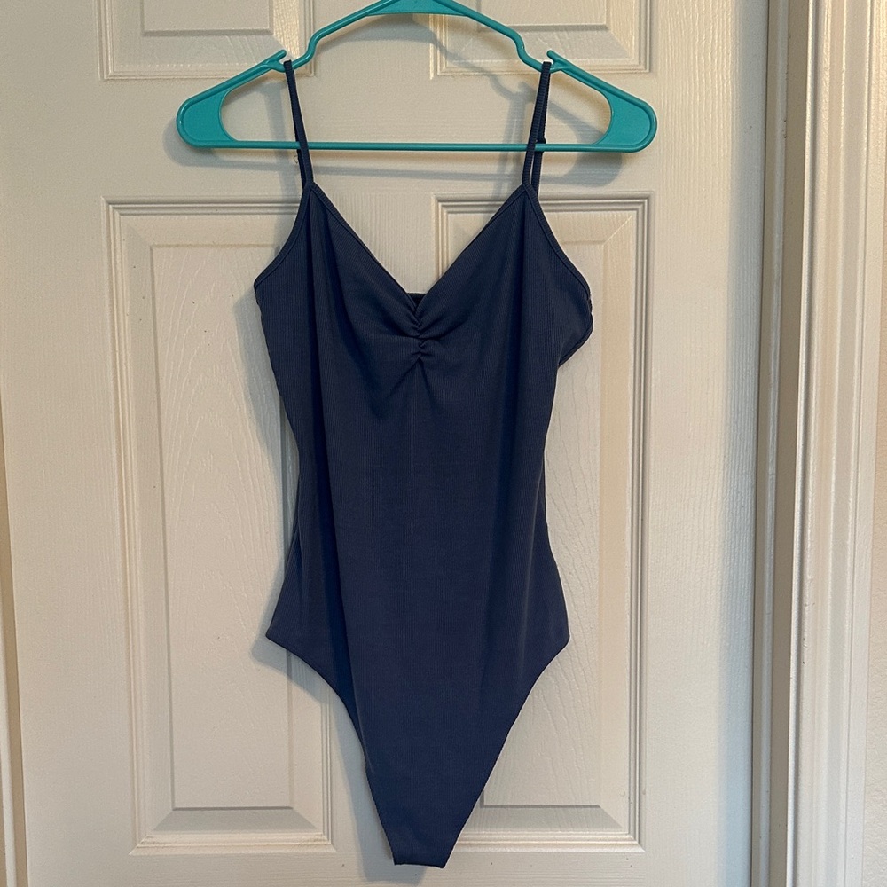 American Eagle Ribbed Cami Bodysuit